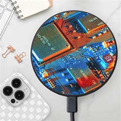 Gray Circuit Board Electronics Electronic Components Microprocessor Wireless Fast Charger(black)