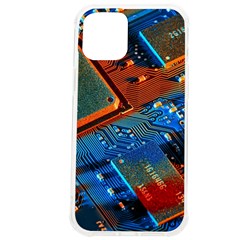 Gray Circuit Board Electronics Electronic Components Microprocessor Iphone 12 Pro Max Tpu Uv Print Case by Bakwanart