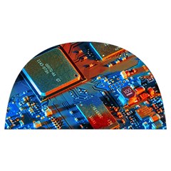 Gray Circuit Board Electronics Electronic Components Microprocessor Anti Scalding Pot Cap by Bakwanart