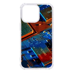 Gray Circuit Board Electronics Electronic Components Microprocessor Iphone 13 Pro Tpu Uv Print Case