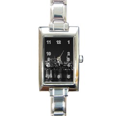 Photography Of Buildings New York City  Nyc Skyline Rectangle Italian Charm Watch by Bakwanart