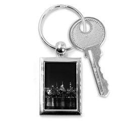 Photography Of Buildings New York City  Nyc Skyline Key Chain (rectangle) by Bakwanart