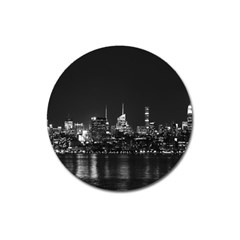 Photography Of Buildings New York City  Nyc Skyline Magnet 3  (round) by Bakwanart