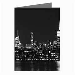 Photography Of Buildings New York City  Nyc Skyline Greeting Cards (pkg Of 8) by Bakwanart