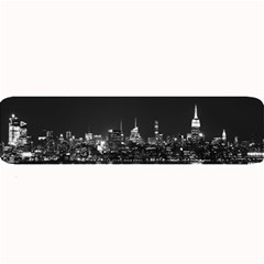 Photography Of Buildings New York City  Nyc Skyline Large Bar Mat by Bakwanart