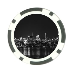 Photography Of Buildings New York City  Nyc Skyline Poker Chip Card Guard by Bakwanart