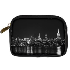 Photography Of Buildings New York City  Nyc Skyline Digital Camera Leather Case by Bakwanart