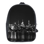 Photography Of Buildings New York City  Nyc Skyline School Bag (Large) Front