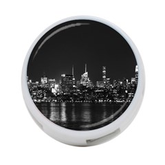 Photography Of Buildings New York City  Nyc Skyline 4-port Usb Hub (two Sides) by Bakwanart