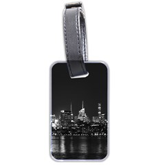 Photography Of Buildings New York City  Nyc Skyline Luggage Tag (two Sides) by Bakwanart