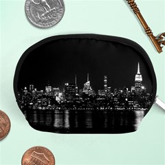 Photography Of Buildings New York City  Nyc Skyline Accessory Pouch (medium) by Bakwanart