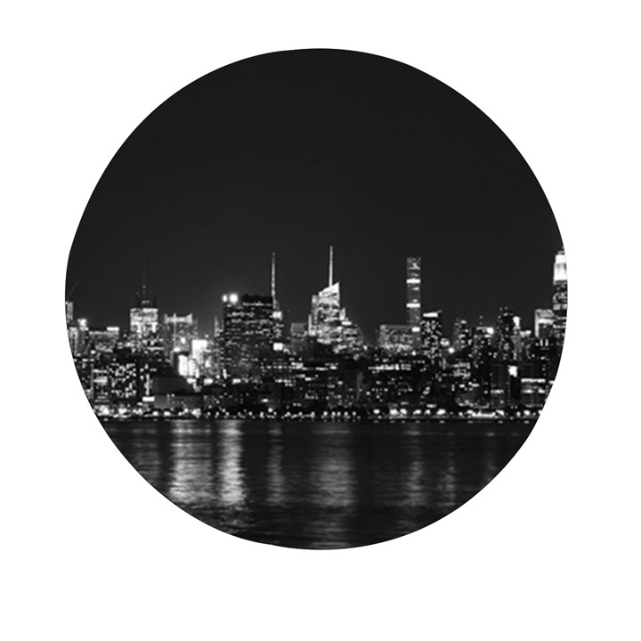 Photography Of Buildings New York City  Nyc Skyline Mini Round Pill Box