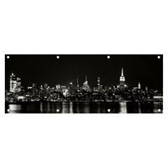 Photography Of Buildings New York City  Nyc Skyline Banner And Sign 8  X 3  by Bakwanart