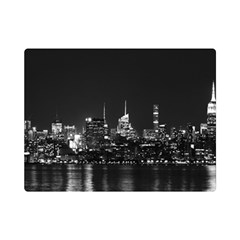 Photography Of Buildings New York City  Nyc Skyline Premium Plush Fleece Blanket (mini) by Bakwanart