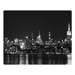 Photography Of Buildings New York City  Nyc Skyline Premium Plush Fleece Blanket (large)