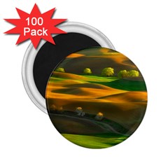 Landscape Usa Nature Washington State Trees Field Palouse 2 25  Magnets (100 Pack)  by Bakwanart