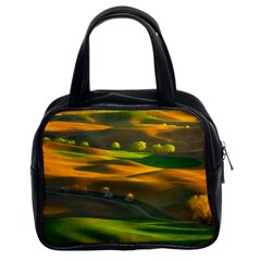 Landscape Usa Nature Washington State Trees Field Palouse Classic Handbag (two Sides) by Bakwanart