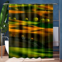 Landscape Usa Nature Washington State Trees Field Palouse Shower Curtain 60  X 72  (medium)  by Bakwanart