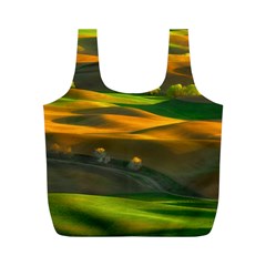 Landscape Usa Nature Washington State Trees Field Palouse Full Print Recycle Bag (m) by Bakwanart