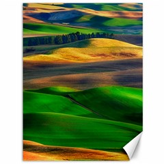 Grassland Nature Palouse Green Field Hill Sky Butte Canvas 36  X 48  by Bakwanart