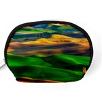 Grassland Nature Palouse Green Field Hill Sky Butte Accessory Pouch (Medium) Back