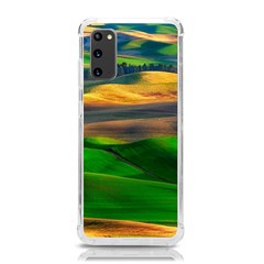 Grassland Nature Palouse Green Field Hill Sky Butte Samsung Galaxy S20 6 2 Inch Tpu Uv Case by Bakwanart