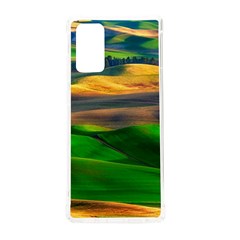 Grassland Nature Palouse Green Field Hill Sky Butte Samsung Galaxy Note 20 Tpu Uv Case by Bakwanart