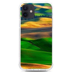 Grassland Nature Palouse Green Field Hill Sky Butte Iphone 12/12 Pro Tpu Uv Print Case by Bakwanart