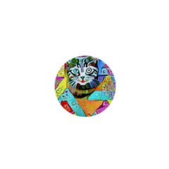 Kitten Cat Pet Animal Adorable Fluffy Cute Kitty 1  Mini Buttons