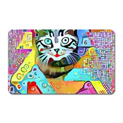 Kitten Cat Pet Animal Adorable Fluffy Cute Kitty Magnet (rectangular) by 99art