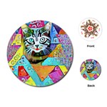 Kitten Cat Pet Animal Adorable Fluffy Cute Kitty Playing Cards Single Design (Round) Front