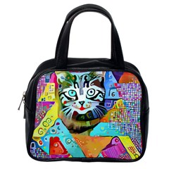 Kitten Cat Pet Animal Adorable Fluffy Cute Kitty Classic Handbag (one Side) by 99art