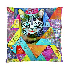 Kitten Cat Pet Animal Adorable Fluffy Cute Kitty Standard Cushion Case (one Side) by 99art