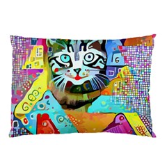 Kitten Cat Pet Animal Adorable Fluffy Cute Kitty Pillow Case by 99art