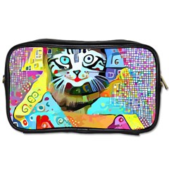 Kitten Cat Pet Animal Adorable Fluffy Cute Kitty Toiletries Bag (one Side) by 99art