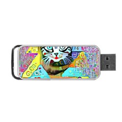 Kitten Cat Pet Animal Adorable Fluffy Cute Kitty Portable Usb Flash (two Sides) by 99art