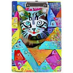 Kitten Cat Pet Animal Adorable Fluffy Cute Kitty A4 Acrylic Clipboard