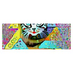 Kitten Cat Pet Animal Adorable Fluffy Cute Kitty Banner And Sign 8  X 3  by 99art