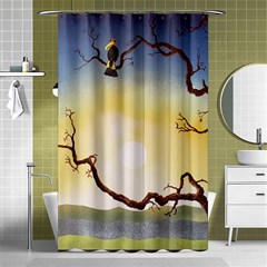 1 (202) Shower Curtain 48  X 72  (small) 