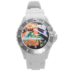 1 (209) Round Plastic Sport Watch (l)