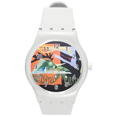 1 (209) Round Plastic Sport Watch (m)