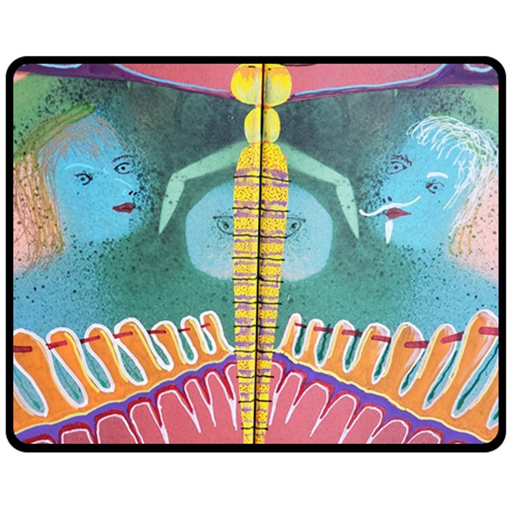 1 (188) Two Sides Fleece Blanket (Medium)