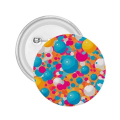 Circles Art Seamless Repeat Bright Colors Colorful 2 25  Buttons by 99art