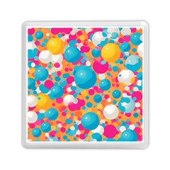 Circles Art Seamless Repeat Bright Colors Colorful Memory Card Reader (square) by 99art