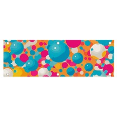 Circles Art Seamless Repeat Bright Colors Colorful Banner And Sign 6  X 2  by 99art