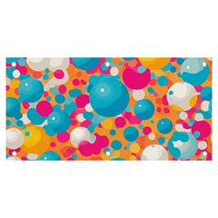 Circles Art Seamless Repeat Bright Colors Colorful Banner And Sign 6  X 3  by 99art