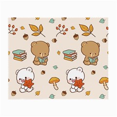 Bear Cartoon Background Pattern Seamless Animal Small Glasses Cloth by 99art