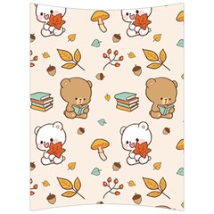 Bear Cartoon Background Pattern Seamless Animal Back Support Cushion by 99art