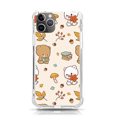 Bear Cartoon Background Pattern Seamless Animal Iphone 11 Pro 5 8 Inch Tpu Uv Print Case by 99art