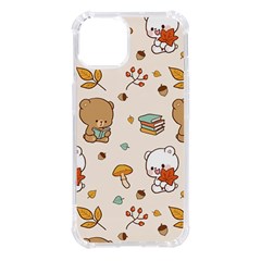 Bear Cartoon Background Pattern Seamless Animal Iphone 14 Tpu Uv Print Case by 99art